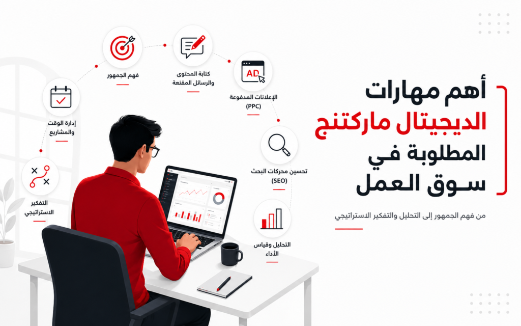 أهم مهارات الديجيتال ماركتنج المطلوبة في سوق العمل